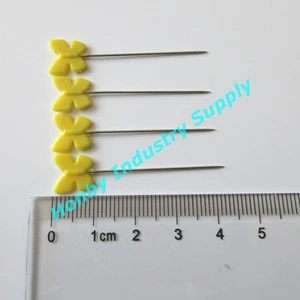 Sewing Supplies 42mm Dressmaking Quilting Straight Yellow Butterfly Pins