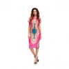 sexy style india african print o neck bodycon women dresses