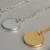 Import Shiny Stainless Steel 18K Gold Plated Letter S Disc Necklace With Initial Necklace from China