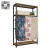 Import showroom free standing store display shelf High and low ark curtain towel cloth display fabric rack from China