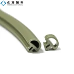 Silicon/EPDM/PVC rubber sliding glass door seal