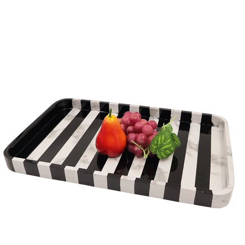 Simple classic cosmetics perfume supplies storage tray soft decoration home living room table table decoration crafts