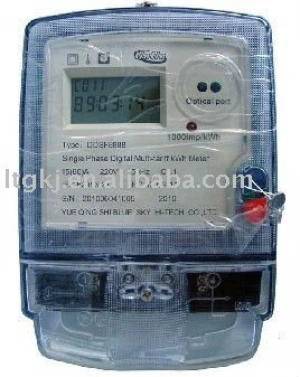 Single phase electronic energy meter with LCD  energy meter WIFI GSM power meter,smart ELECTRICITY meter