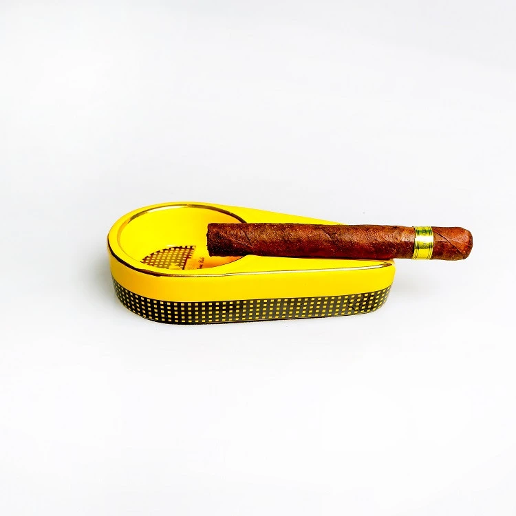 Single Rests Custom Logo Gadgets Table Ceramic Cigar Ashtray