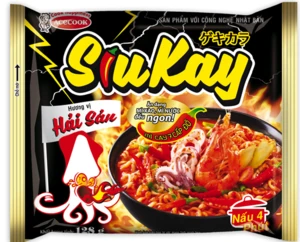 SIUKAY INSTANT NOODLE WITH SEA FOOD FLAVORED