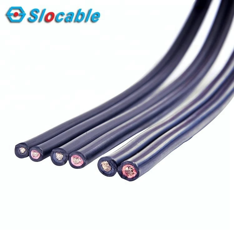 Slocable UV Resistant Class5 Tin Plated 100% Copper Conductor Solar Power Cable 2x2.5mm