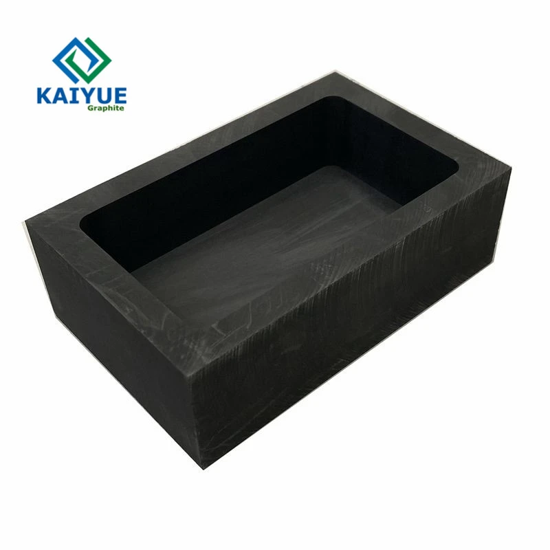 small carbon graphite ingot box boat mold mould for precious metal melting casting gold silver ingot casting graphite tray