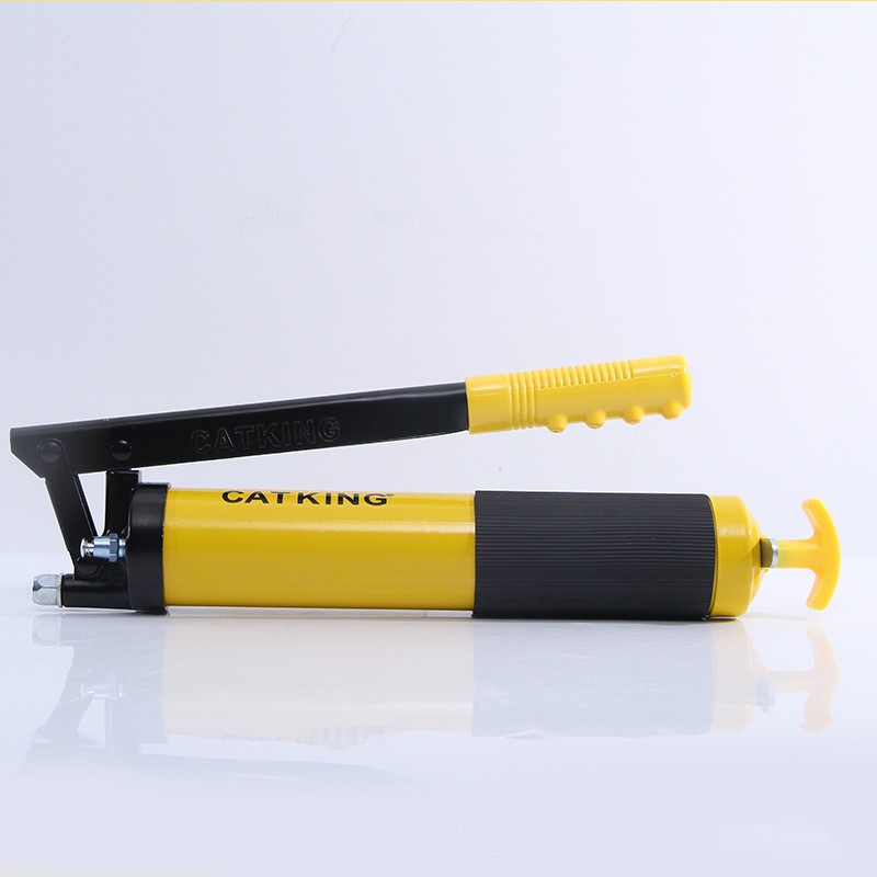 Small Hand High Pressure Lubricating Grease Gun Durable Zinc Alloy Pressure Heavy Duty Lever Manual Grease Pump