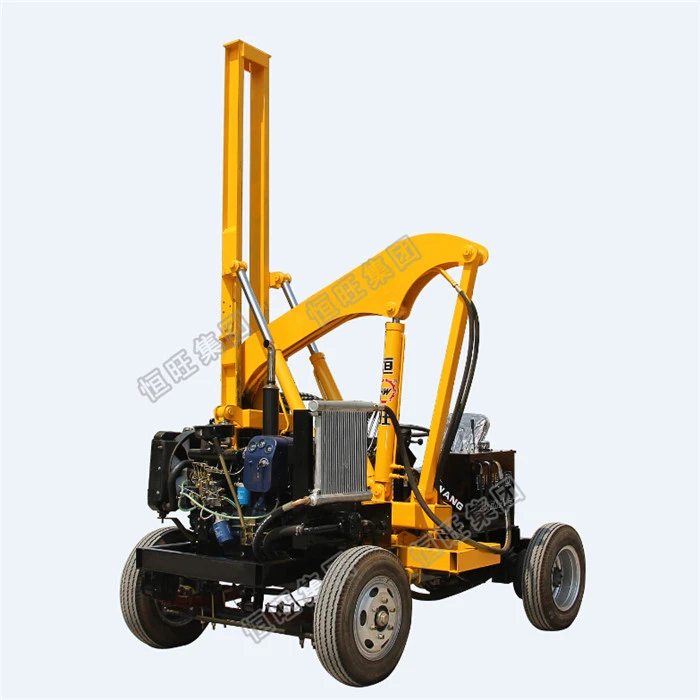 small hydraulic guardrail pile driver pile driving equipment for sale