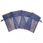 Small Size See Through Packaging Polyester Mesh Fabric Drawstring Bag