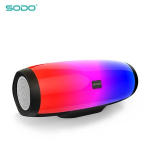SODO Manufacturer Portable Light up 4.2V Bluetooth Speaker TWS With the Light Follow the Music Beats LED