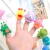 Import Soft Rubber Colorful Animals Finger Puppet toys for kids and Teaching Show, Mini Finger Toys Party Favors from China