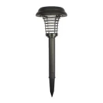 Solar Powered LED UV Electric Killer Bug Trap Mosquito Zapper Lamp for Indoor Outdoor Home Garden Porch Backyard