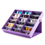 Solid Wood Glass Display Holder Sunglass Display Holder Wood Glass Display Rack Double Linen Glass Showcase