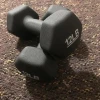 Space-Saving Neoprene Free Weights Dumbbell Set for Indoor and Outdoor Workouts