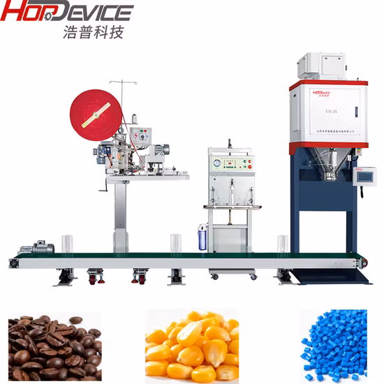 Semi-Automatic High-Speed Rice Packaging Machine with Large Weight of 25-50 Kg