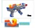 Import special design kids space toy safe non-toxic plastic music electric gun with bright lights from China