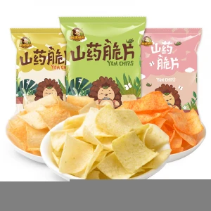 Specialty Snacks Yam Crisps 2021 Manufacturing Wholesale Cheap Potato Chips Healthy Food Chinese Fruit & Vegetable Snacks Normal