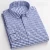 Spring new mens long-sleeved shirt Korean Slim business mens cotton Oxford wrinkle plaid shirts OEM
