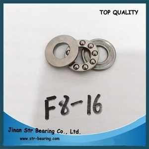 stainless steel cage axial miniature flat thrust ball bearing F8-16