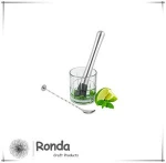Stainless Steel Cocktail Muddler and Mixing Spoon Bar Set
