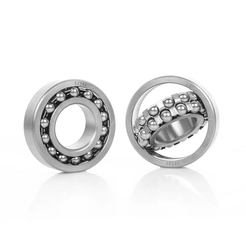 Stainless steel double-row self-aligning ball bearings S1204