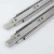Import stainless steel drawer slide three-section guide rail 45 wide guide rail cabinet side-mounted slide rail from China
