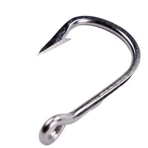 Stainless Steel Fishing Hooks Big Game Thick Tuna Saltwater Fish Hook