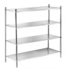 Stainless Steel Free-standing 4 Layer Heavy Duty Shelving For Storage Supermarket and Restaurant GR-407