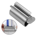 Stainless Steel Home Toothpaste Squeezer Dispenser Rolling Tube Portable Manual Press