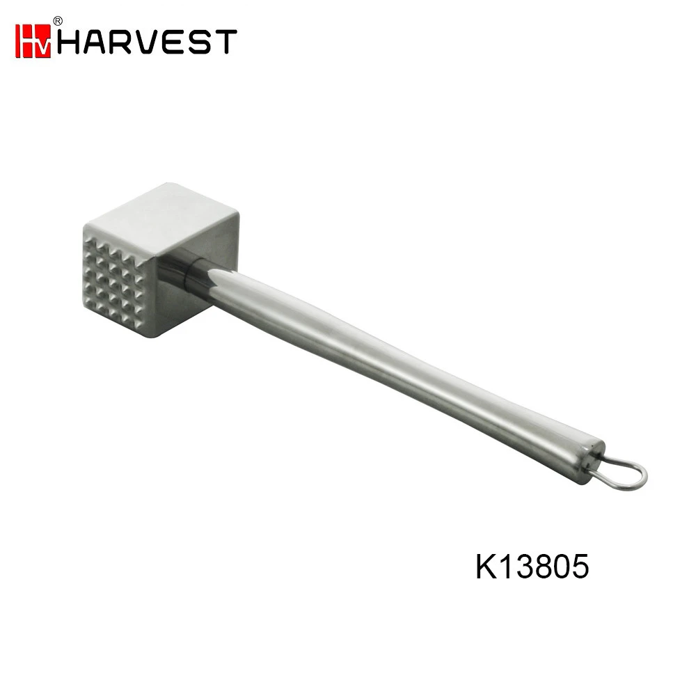 Stainless Steel Kitchen Hardware Meat Hammer And Tenderizer