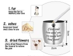 Stainless steel resin pet urns casket
