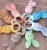 Import Stroller baby room hand-woven rattle toy child rabbit wooden ring vocal rattle doll from China