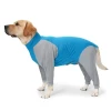 Summer Breathable Large Pet Dog Home Clothing Service Leisure Wear with Anti Shedding Four Legged Apparel Garment Costume Pajamas Supplies Products