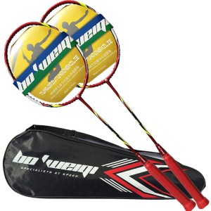 Super Light 3U Full Carbon Fiber Badminton Rackets With Bags String Professional Racket Strung Padel Sports For Adult Kids