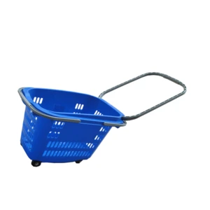 supermarket equipments plastic grocery shopping trolleys carts