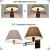 Import Swing Arm Latte Mocha Fabric Shade 3-Way Cord Covers  Wall Lamp from China
