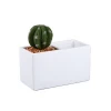 Table Stationery Storage with Cute Cactus Fake Plant