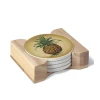 Table Top Decoration Elegant Modern Wooden Coaster Classic Style Mats & Pads For Restaurant And Hotel