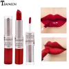 TEAYASON 2-in-1 Double Head Long Lasting Matte Bean Paste Color Matte Lip Gloss Liquid Lipstick Lip Tint Makeup Lips Liner