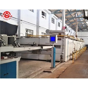 Textile heat setting stenter finishing machine