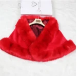 The new faux fur shawl coat vest autumn bride wedding dress female Plush shawl faux fox fur