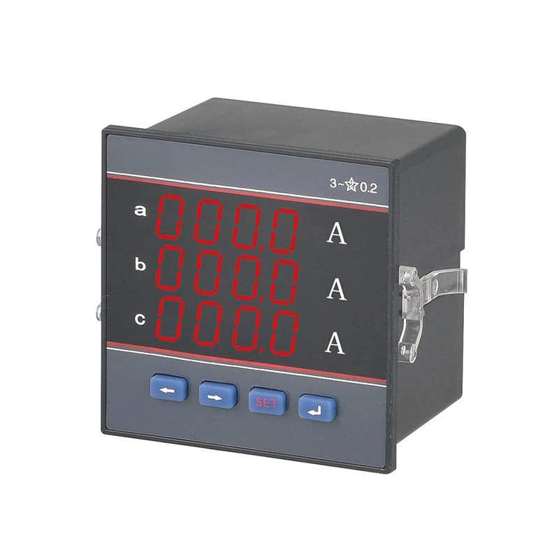 three-phase Current Voltage Frequency Meter DC Voltage Meter Panel smart LCD Power Measuring Meter