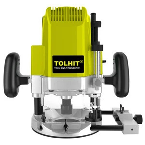TOLHIT Best Selling 6mm/8mm/12mm 1850w Power Small Mini Hand Held Plunge Router Milling Machine Electric Portable Wood Router