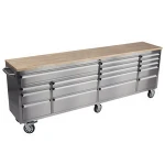 tool cabinets garage with 17 drawers rubber wood workbench with cabinet tool trolley chest cabinet