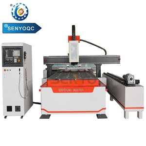 Tool changer magazine /  4 axis cnc milling machine  /  Cnc router with linear shape tool changer