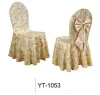 TOP FURNITURE Jacquard polyester bow banquet hall chair cover