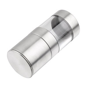top quality Stainless Steel Manual Salt Pepper Mill Grinder Portable Kitchen Mill Muller Tool