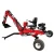 Import Trailer mounted good performance mini towable backhoe with self power from China