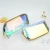 Import Transparent customized Waterproof Pvc Plastic Zipper Travel Clear Holographic rainbow Makeup Bag from China